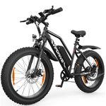 Electric Bike for Adults, E-Bike with 48V 13Ah Removable Battery, 26" X 4" Fat Tire, 5 PAS Modes, 7 Speeds, Up to 25 Km/h, Large Smart LCD Display, Up to 100 KM E Mountain Bikes(Climber 1.2 Black)