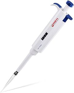 1000uL Micropipette, 1mL Lab Single Channel Micro Pipettes, 100-1000uL Adjustable Variable Volume for Liquid Laboratory Scientific School Home
