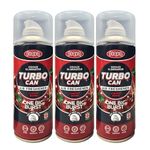 Flava Car Air Freshener Turbo Can Spray - Cherry Bomb (Pack of 3) Strong, Long Lasting Car Air Freshener Spray - Odour Eliminating Fragrance for Car Truck or Van