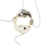 Yin Yang Couple Necklace 2 Pieces L