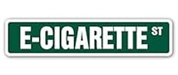 E-CIGARETTE Street Sign vaping smok