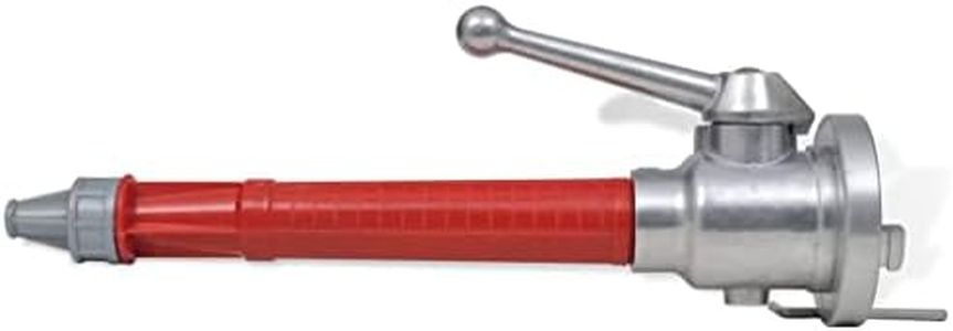 vidaXL Fire Hose Nozzle with C Coupling - Durable Aluminium Construction, 160 L/min Flow Rate, Adjustable 180° Switch - Long Range Firefighting Equipment