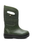 BOGS Unisex-Child Classic Ii Snow Boot, Dark Green, 7 Big Kid