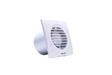 Devola 100mm Axial Extractor Fan with Humidity Sensor, 4 Inch Bathroom Fan, Kitchen Fan, Made in Britain (Humidistat) - DVF100H