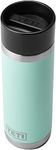 YETI Rambler Hotshot Bottle, Vacuum Insulated Stainless Steel Bottle with Hotshot Cap, Seafoam, 18 oz (532 ml)