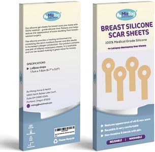 Breast Augmentation Must Haves Post Surgery - Breast Reduction Recovery Supplies After Surgery Needs - Silicone Scar Sheets for Surgical Scars - Comfortable Under Post op Bra (4PCS)…