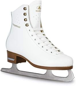 BOTAS - Classic Cuff/Figure Ice Skates for Girls, Kids/Color: White, Size: Adult 5