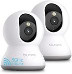 blurams Pet Camera, 2K Dog Camera with Phone App, Indoor Security Camera, 360° PTZ Cameras for Home Security Indoor, 2-Way Talk, Motion Tracking, Color/IR Night Vision, Cloud&SD(2.4GHz Only - 2 Pack)