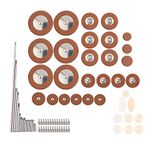 Saxophone Repair Kits, Alto Sax Repair Maintenance Kit with Pads Rollers Screws Sax Inlays for Saxophone Enthusiasts