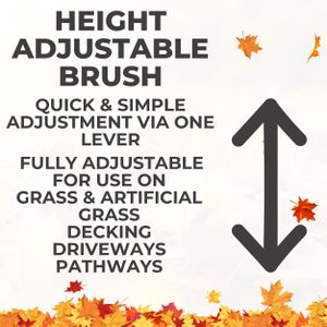 Garden Sweeper 530mm – 100L Large Capacity Outdoor Leaf Collector