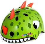 Infant Toddler Bike Helmet, Adjustable and Multi-Sport for Child Baby, 3 Sizes for Kids Boys Girls (Green Dinosaur, XS)