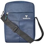 Tabelito Crossbody Side Travel bag for men, women and daily commuters to carry Tablet/phone/wallet/cash/passport id's & cards with waterproof and adjustable shoulder strap