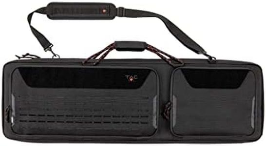 Allen Company Tac-Six 32" Lockable Squad Gun Case, Laser Cut Molle Front, Black,10829