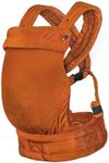·NEST BLANCHE· Baby Carrier for Newborn to Toddler, Cozy Baby Wrap Carrier 7-35 lbs, Ergonomic Backpack Design, Front and Back Facing Options, Orange