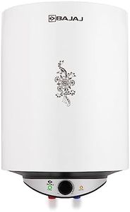 Bajaj Edrea 25 Litre Star Rated Storage Wall Mount Water Heater For Home|Polymer Coated Tank|Multiple Safety|Suitable For Highrise|Child Safety Mode|2-Yr Product Warranty|Water Geyser 【White】