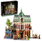 LEGO Icons Boutique Hotel 10297 Modular Building Display Model Kit for Adults to Build, Set with 5 Detailed Rooms Including Guest Rooms and Gallery