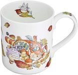 Noritake T97265/4660-6 My Neighbor Totoro Mug, 13.5 fl oz (400 cc), Monkey Trowel, Microwave Safe, 1 Piece, Bone China