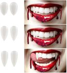 Halloween Vampire Teeth, 3 Sizes Vampire Fangs Teeth Cosplay Party Props，Halloween Party Vampire Fangs for Kids/Adults Halloween Party Prop Decoration