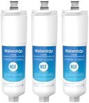 Waterdrop CS-52 Refrigerator Water Filter, Compatible with 3M Cuno CS-52, CS-51, CS-452, CS-522, CS-532, CS-562, CS450, CS-512, W1085590, 56932, 2168701, 51000, 3 Filters (Package May Vary)