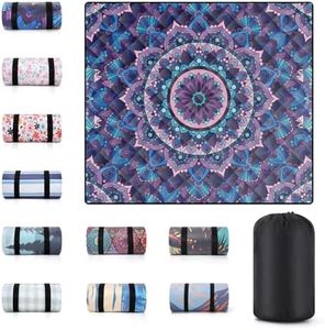 memKiya 80x80" Extra Large Picnic Blankets Waterproof Sandproof Couple Outdoor Beach Blanket Foldable Grass Park Lawn Concert Mat Summer Camping Essentials Rv Travel Vacation Accessories Festival Gift