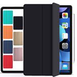 DuraSafe Cases for iPad Air 6th Air 11 2024 Air 5th 2022 Air 4th 2020 Gen [iPad Air 6/5 / 4/11 ] A2588 A2316 MM6R3HN/A MM6T3HN/A MYHX2HN/A MYJ22HN/A Shock Proof Dual Angle Stand Cover - Black