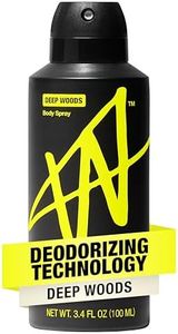 Jake Paul Deep Woods Body Spray for Men By W, Odor Blocking Body Deodorant, Long Lasting Protection, 3.4 fl oz