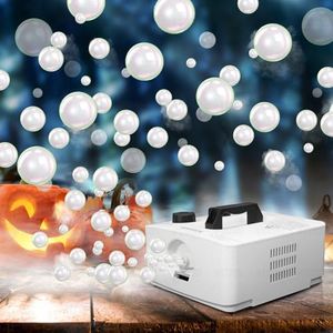 blessny Fog Bubble Machine, 2 in 1 Professional Smoke Bubble Maker for Stage Party Halloween Christmas Wedding Birthday, 8000+Fog Filled Bubble Per Minute, 250W (White)
