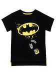 Batman Boys DC Comics T-Shirt Size 4 Black