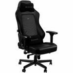 noblechairs HERO Gaming Chair - PU Faux Leather - Black - Up to 150kg Users - Lumbar Support - Ergonomic - Pillows included - Home Office Chair - Computer Desk Chair