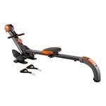 Body Sculpture BR3010 Rower and Gym | Adjustable Resistance | Built-in-Gym | Folds | Free DVD | Track Your Progress | More, Red / Black, One Size