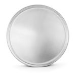 New Star Foodservice Pizza Pan/Tray, Coupe Style, Aluminum, Pack of 6, 16 inch