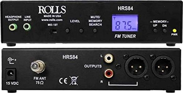 ROLLS Digital FM Tuner with XLR's