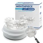 Anti Snoring Mouthpiece: Anti Snoring Devices Mouth Guard - Sleep Apnea Mouth Guard - Snoring Mouth Guard - Snoring Aids for Men and Women - Anti Snore Mouth Guard - (White)