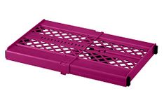 LockerMate Adjust-A-Shelf Locker Shelf, Extends to Fit Your Locker, Easy to Use, Perfect for School, Office, Gym, Pink