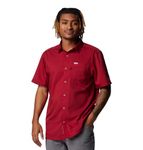 Columbia Men's Slack Tide Camp Shirt, Beet, Large