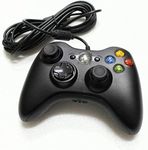 GAMENOPHOBIA Xbox 360 Wired Black Controller for PC and Microsoft Xbox 360 Console (Compatible for PC and Xbox 360 Console)