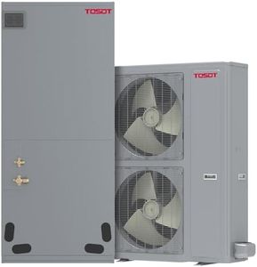 TOSOT 60,000 BTU Ducted Central Air Conditioner Heat Pump System, 5 Ton Inverter Split System AC with Energy Star, Originality Two-Stage Compressor, 35 Ft Copper Line Set, Work in -22-130℉, 18.5 SEER2