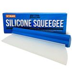 Car Window Squeegee Silicone Squeegee for Car Windows Wash & Boat Windshields RV & Auto Cleaning Accessories Hand Water Blade Wiper & Cleaner for Drying, Washing & Wiping Glass, Mirror & Shower Doors