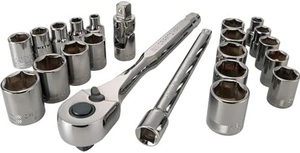 CRAFTSMAN Mechanics Tool Set, 3/8" Drive, SAE/Metric, 22 Piece (CMMT12029)