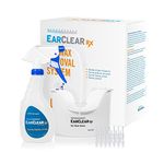 EarClear Rx Ear Wash Flexible Kit, Physician Preferred for Ear Wax Removal and Ear Irrigation, 20 Tips Included for Separate Ear cleanings and Ear Basin