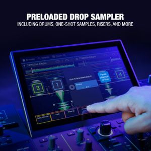Denon DJ PRIME 4+ White DJ Controller – 4-Deck Standalone Mixer