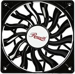 Rosewill Ultra Slim Case Fan 120mm Case Fan with Long Life Sleeve Bearing, Super Quiet Computer Case Fan with PWM (Pulse Width Modulation) Supported, 15 mm Thickness Very Thin & Low Profile, Black