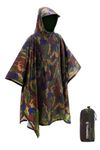 TOMSHOO rain poncho,raincoat,waterproof camping tent,tarpaulin,3-in-1 multifunctional rain cover for hunting,camping,hiking&cycling.,CF