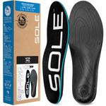 SOLE Active Thick High Volume Footbed Insoles, Mens Size 7 / Womens Size 9