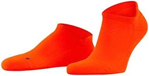 FALKE Unisex Cool Kick Sneaker Socks, Breathable, Cooling Effect, Polyester, Ankle Length, Everyday Colorful Sock, Orange (Flash Orange 8034), 6.5-8.5, 1 Pair