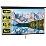 ZENY Projector Screen Pull Down 100