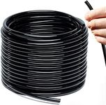 CARPATHEN 1/4 Drip Irrigation Tubing - 120 ft Black Drip Irrigation Hose Perfect for DIY Garden Irrigation System, Hydroponics, Misting Tubing, or as Blank Distribution Tubing for Any Garden Project