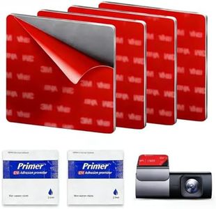 3M VHB Heat Resistant Double-Sided Adhesive PadsTape, 6 PCS Square 2.8“ Double Sided Heavy Duty, Waterproof Sticky Pads for Car, Home Decor & Outdoor Use