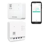 YoLink 1/4 Mile Super Long Range Smart Garage Door Opener LoRa Enabled Garage Door Kit - Garage Door Controller and Sensor with Smartphone Control Open Alerts Notification, YoLink Hub Required