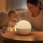 Dreamegg Night Light Kids, Portable Night Light Baby with Touch Control, Nursery Night Light with 4 Modes, RGB Changing&Dimmable, USB Rechargeable, Magnetic&Hangable Light for Bedroom Outdoor Camping